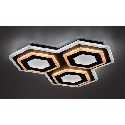 Rabalux - LED Stmívatelné stropní svítidlo LED/72W/230V 3000/6000K 41,5x41,5 cm + dálkové ovládání