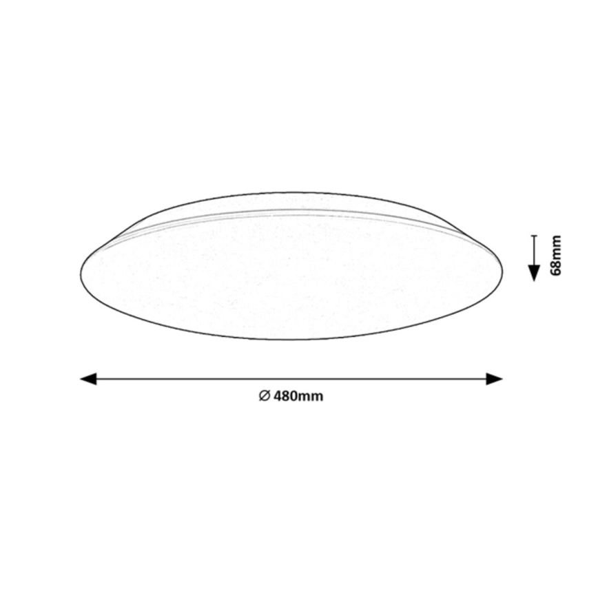 Rabalux - LED Stropní svítidlo LED/45W/230V 4000K 48 cm