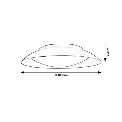 Rabalux - LED Stropní svítidlo LED/24W/230V 3000K pr. 40 cm