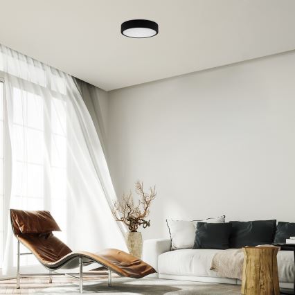 Rabalux - LED Stropní svítidlo LED/22W/230V 3000/4000/6000K pr. 21 cm černá