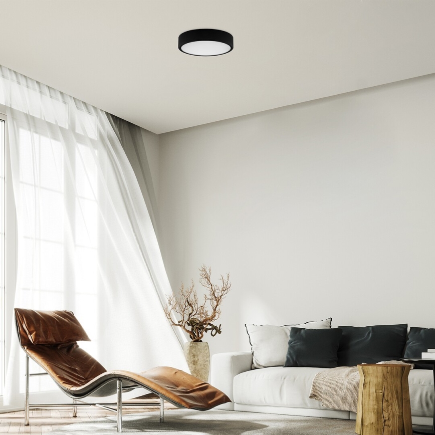 Rabalux - LED Stropní svítidlo LED/22W/230V 3000/4000/6000K pr. 21 cm černá