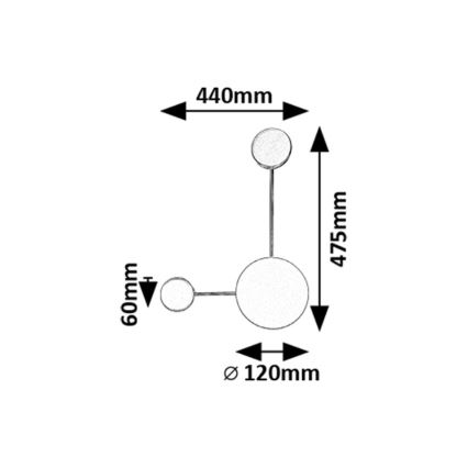 Rabalux - LED Nástěnné svítidlo LED/7W/230V 3000K