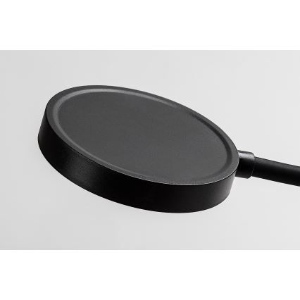 Rabalux - LED Stmívatelná nástěnná lampa LED/4W/230V s USB portem do zásuvky černá
