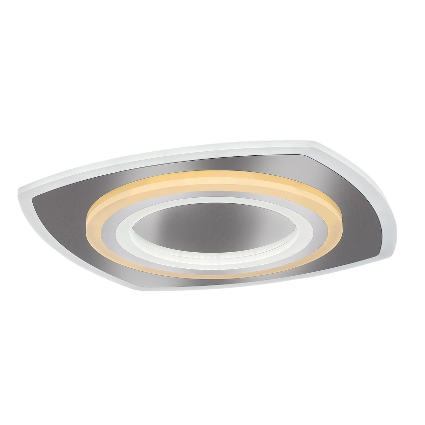 Rabalux - LED Stmívatelné stropní svítidlo LED/60W/230V 3000/4000/6000K matný chrom + dálkové ovládání
