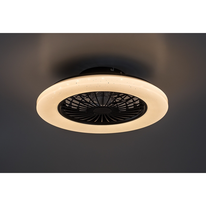Rabalux - LED Stmívatelné stropní svítidlo s ventilátorem LED/48W/230V 3000-6500K + dálkové ovládání