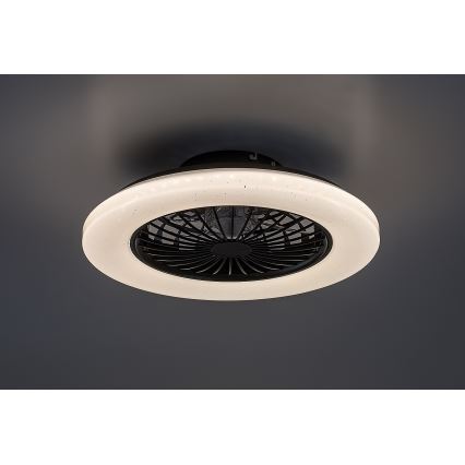 Rabalux - LED Stmívatelné stropní svítidlo s ventilátorem LED/48W/230V 3000-6500K + dálkové ovládání