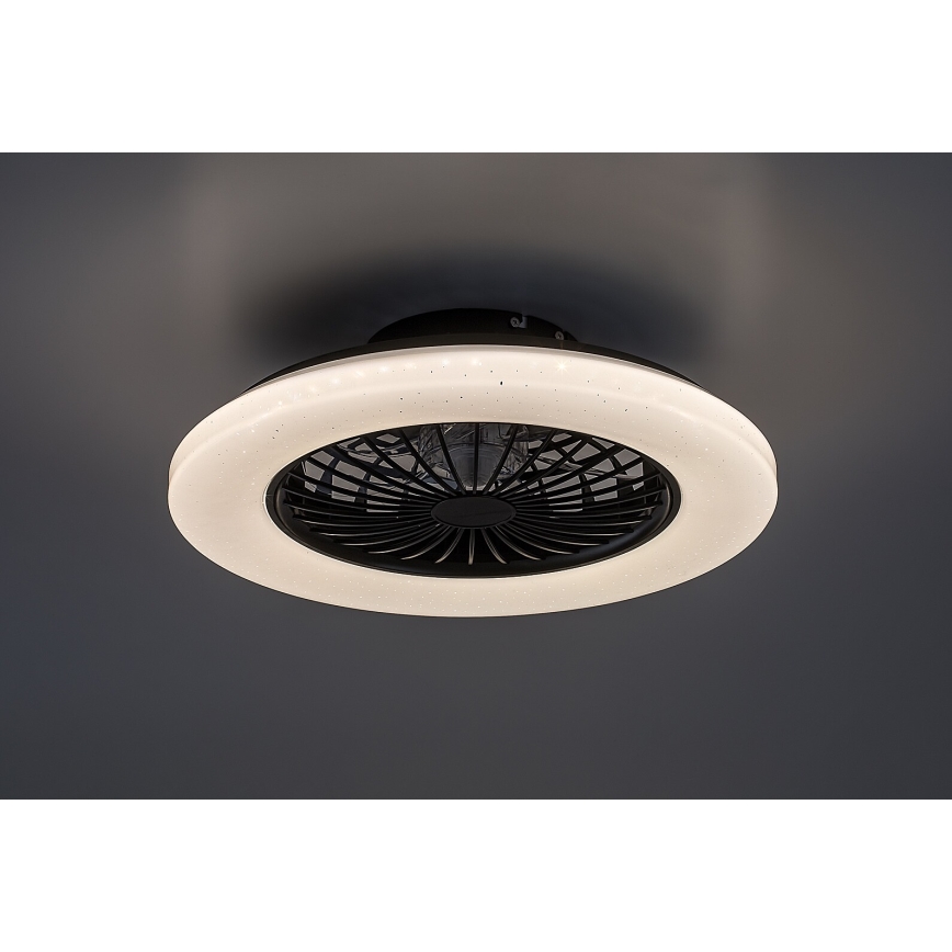 Rabalux - LED Stmívatelné stropní svítidlo s ventilátorem LED/48W/230V 3000-6500K + dálkové ovládání