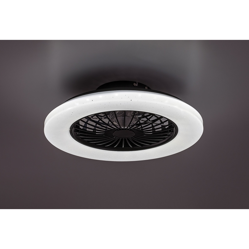 Rabalux - LED Stmívatelné stropní svítidlo s ventilátorem LED/48W/230V 3000-6500K + dálkové ovládání
