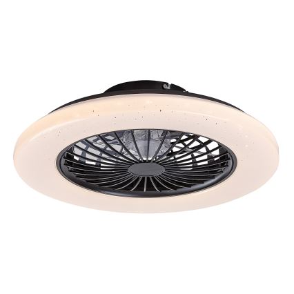 Rabalux - LED Stmívatelné stropní svítidlo s ventilátorem LED/48W/230V 3000-6500K + dálkové ovládání