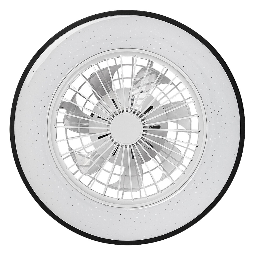 Rabalux - LED Stmívatelné stropní svítidlo s ventilátorem LED/48W/230V 3000-6500K + dálkové ovládání