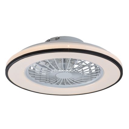 Rabalux - LED Stmívatelné stropní svítidlo s ventilátorem LED/48W/230V 3000-6500K + dálkové ovládání