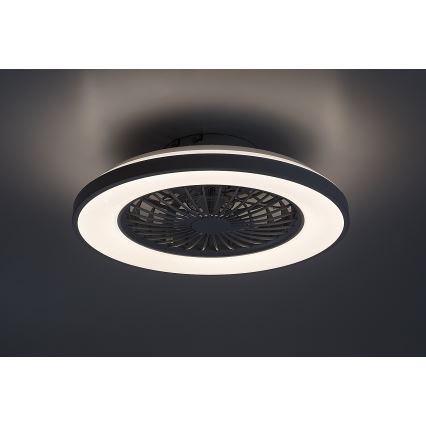 Rabalux - LED Stmívatelné stropní svítidlo s ventilátorem LED/48W/230V 3000-6500K + dálkové ovládání