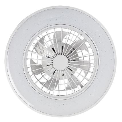 Rabalux - LED Stmívatelné stropní svítidlo s ventilátorem LED/48W/230V 3000-6500K + dálkové ovládání