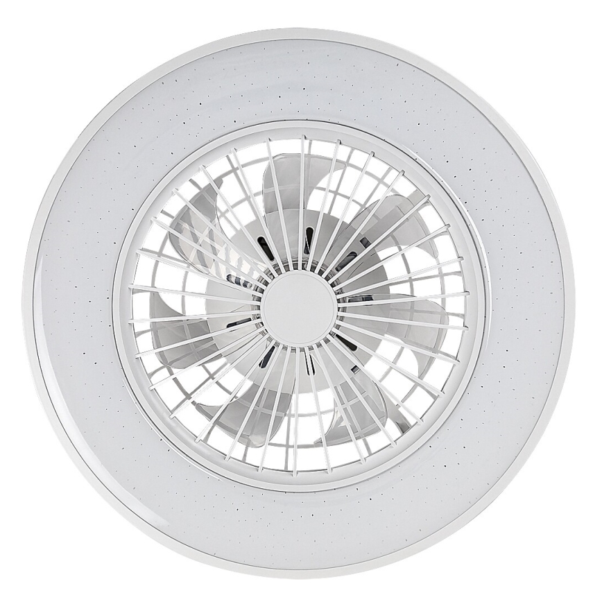 Rabalux - LED Stmívatelné stropní svítidlo s ventilátorem LED/48W/230V 3000-6500K + dálkové ovládání