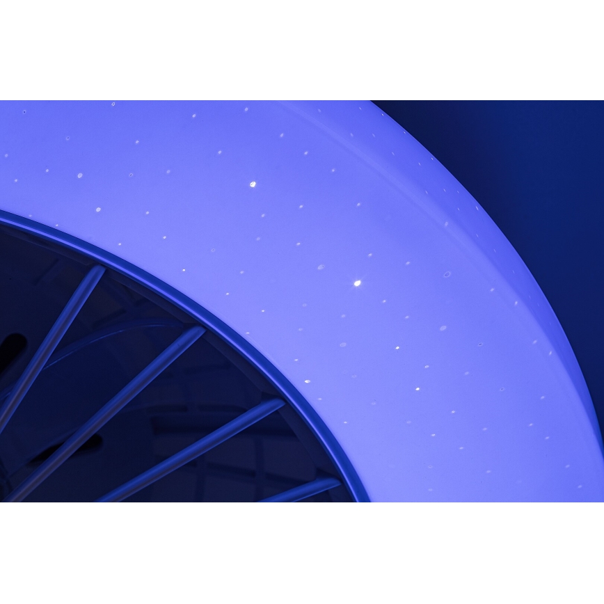 Rabalux - LED RGB Stmívatelné stropní svítidlo s ventilátorem LED/48W/230V 3000-6500K + dálkové ovládání