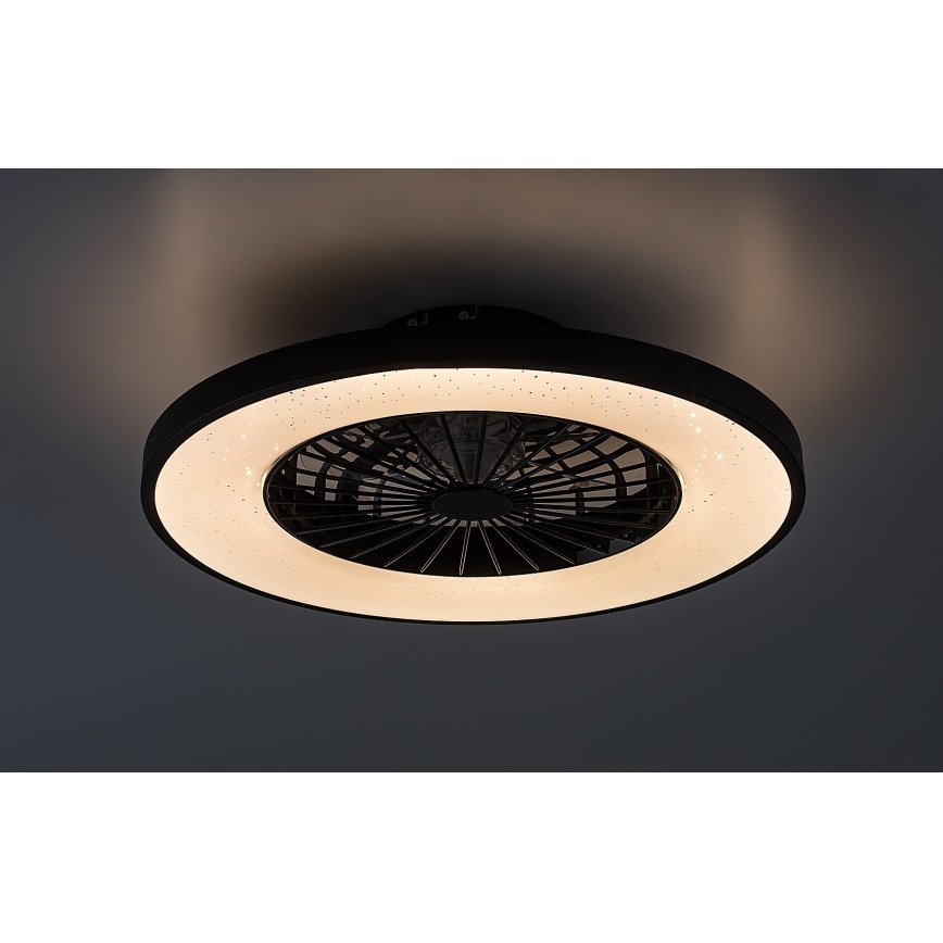 Rabalux - LED Stmívatelné stropní svítidlo s ventilátorem LED/72W/230V 3000-6500K + dálkové ovládání