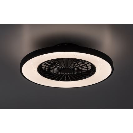 Rabalux - LED Stmívatelné stropní svítidlo s ventilátorem LED/72W/230V 3000-6500K + dálkové ovládání