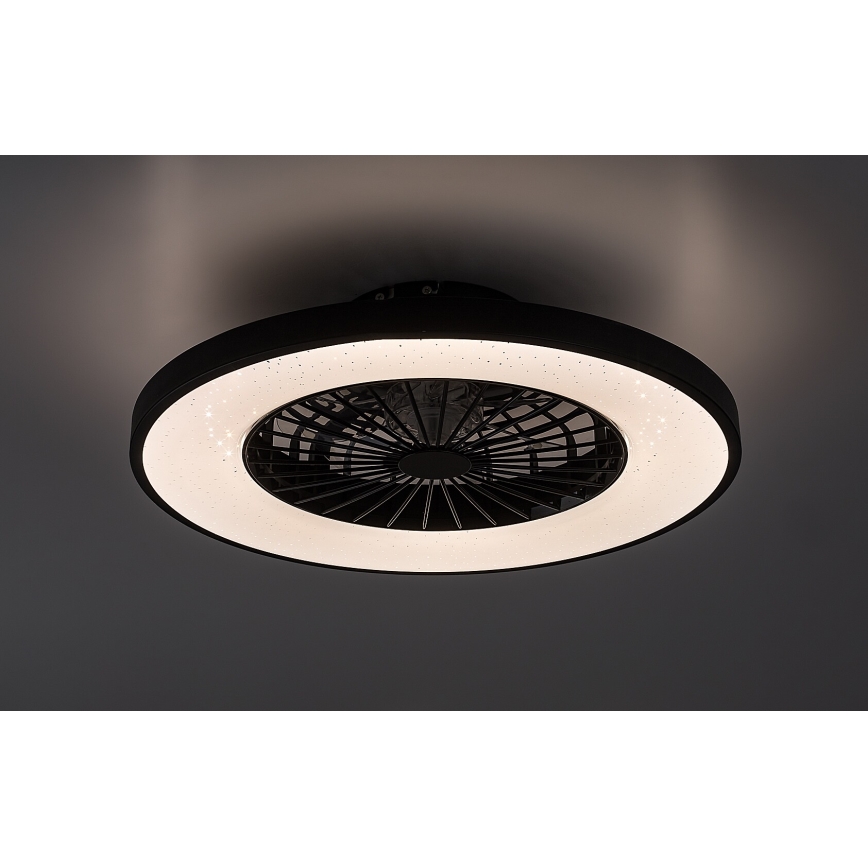 Rabalux - LED Stmívatelné stropní svítidlo s ventilátorem LED/72W/230V 3000-6500K + dálkové ovládání