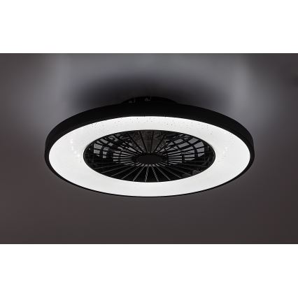 Rabalux - LED Stmívatelné stropní svítidlo s ventilátorem LED/72W/230V 3000-6500K + dálkové ovládání