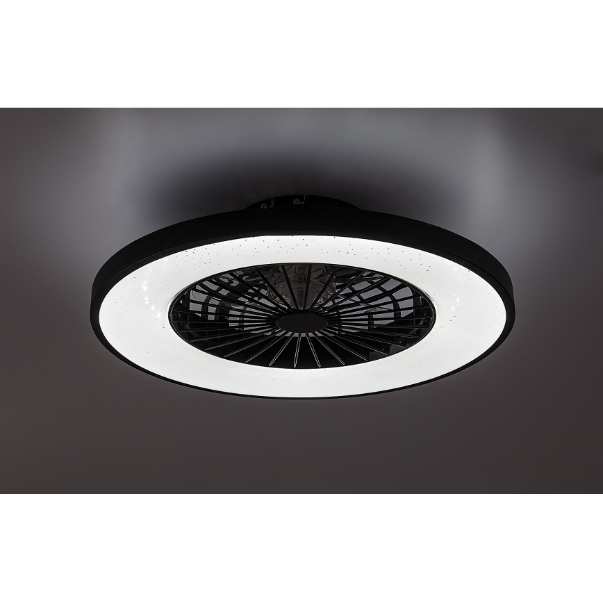 Rabalux - LED Stmívatelné stropní svítidlo s ventilátorem LED/72W/230V 3000-6500K + dálkové ovládání