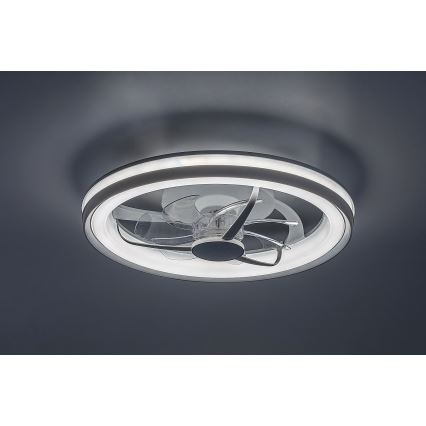 Rabalux - LED Stmívatelné stropní svítidlo s ventilátorem LED/40W/230V 3000/4000/6000K Wi-Fi + dálkové ovládání