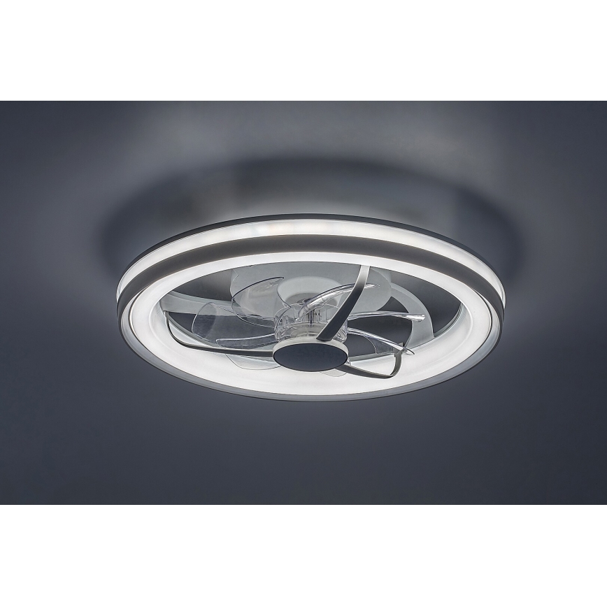 Rabalux - LED Stmívatelné stropní svítidlo s ventilátorem LED/40W/230V 3000/4000/6000K Wi-Fi + dálkové ovládání
