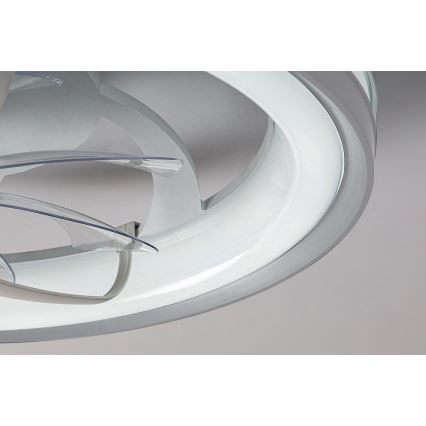 Rabalux - LED Stmívatelné stropní svítidlo s ventilátorem LED/40W/230V 3000/4000/6000K Wi-Fi + dálkové ovládání