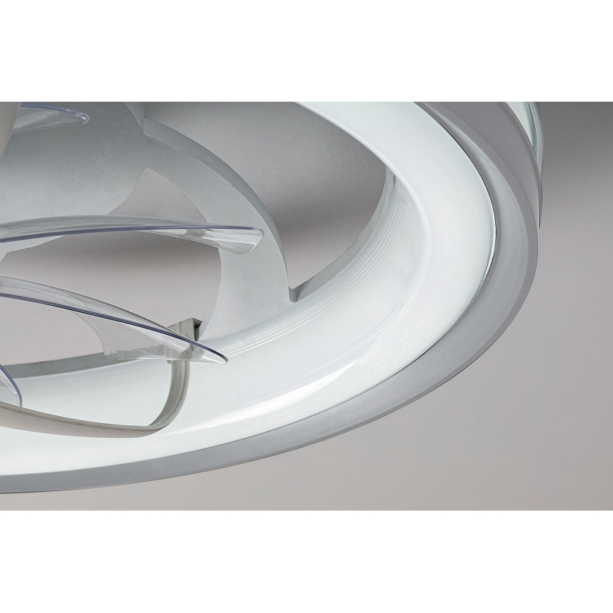 Rabalux - LED Stmívatelné stropní svítidlo s ventilátorem LED/40W/230V 3000/4000/6000K Wi-Fi + dálkové ovládání