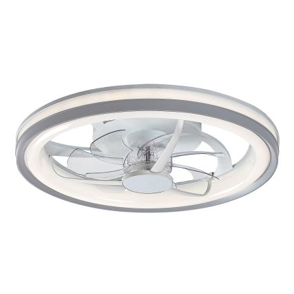 Rabalux - LED Stmívatelné stropní svítidlo s ventilátorem LED/40W/230V 3000/4000/6000K Wi-Fi + dálkové ovládání