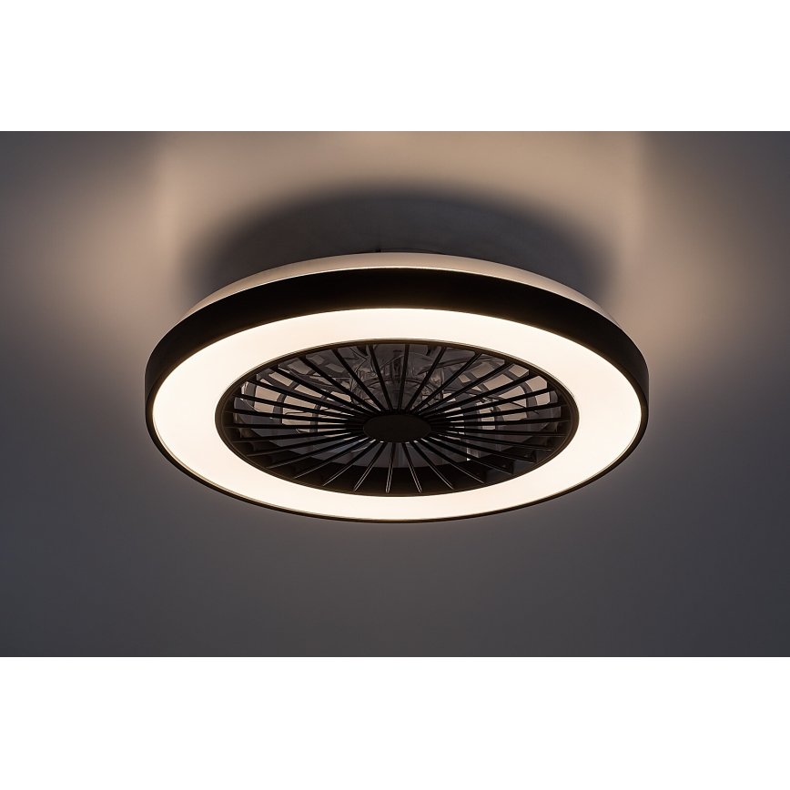 Rabalux - LED Stmívatelné stropní svítidlo s ventilátorem LED/40W/230V 3000/4000/6000K Wi-Fi + dálkové ovládání