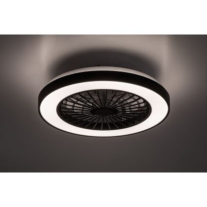 Rabalux - LED Stmívatelné stropní svítidlo s ventilátorem LED/40W/230V 3000/4000/6000K Wi-Fi + dálkové ovládání