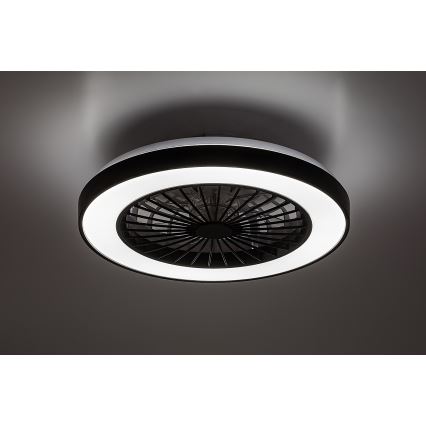 Rabalux - LED Stmívatelné stropní svítidlo s ventilátorem LED/40W/230V 3000/4000/6000K Wi-Fi + dálkové ovládání