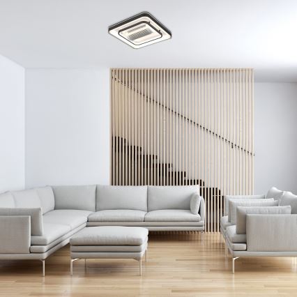 Rabalux - LED Stmívatelné stropní svítidlo s ventilátorem LED/50W/230V 3000/4000/6000K Wi-Fi + dálkové ovládání