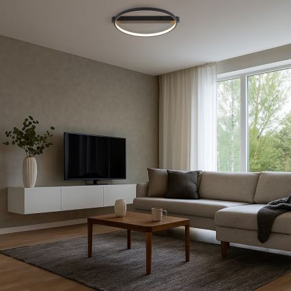 Rabalux - LED Stropní svítidlo LED/45W/230V 3000K 50x55 cm černá