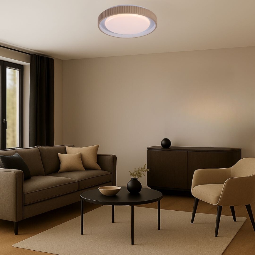 Rabalux - LED Stmívatelné stropní svítidlo LED/48W/230V 3000-6500K pr. 49,5 cm + dálkové ovládání