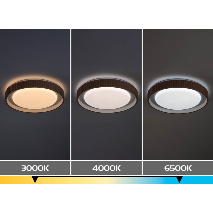 Rabalux - LED Stmívatelné stropní svítidlo LED/48W/230V 3000-6500K pr. 49,5 cm + dálkové ovládání