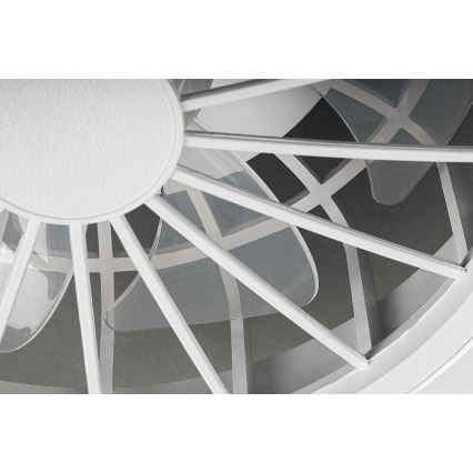 Rabalux - LED Stmívatelný stropní svítidlo s ventilátorem LED/24W/230V 3000-6500K + dálkové ovládání