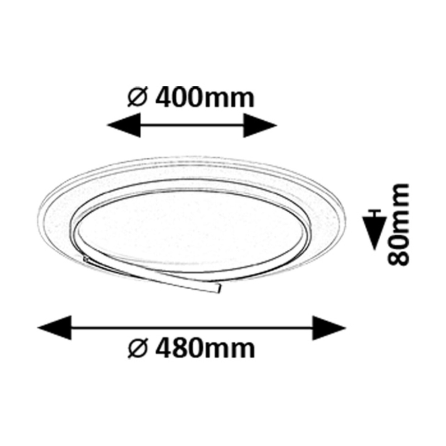 Rabalux - LED Stropní svítidlo LED/40W/230V 4000K