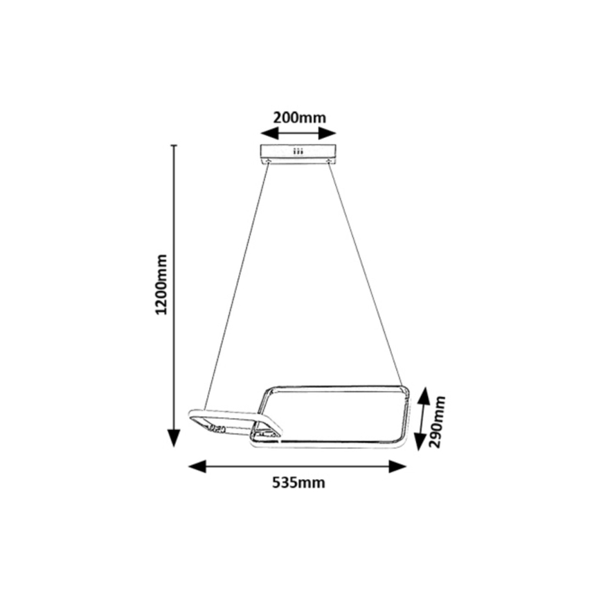 Rabalux - LED Přisazený lustr LED/36W/230V 4000K
