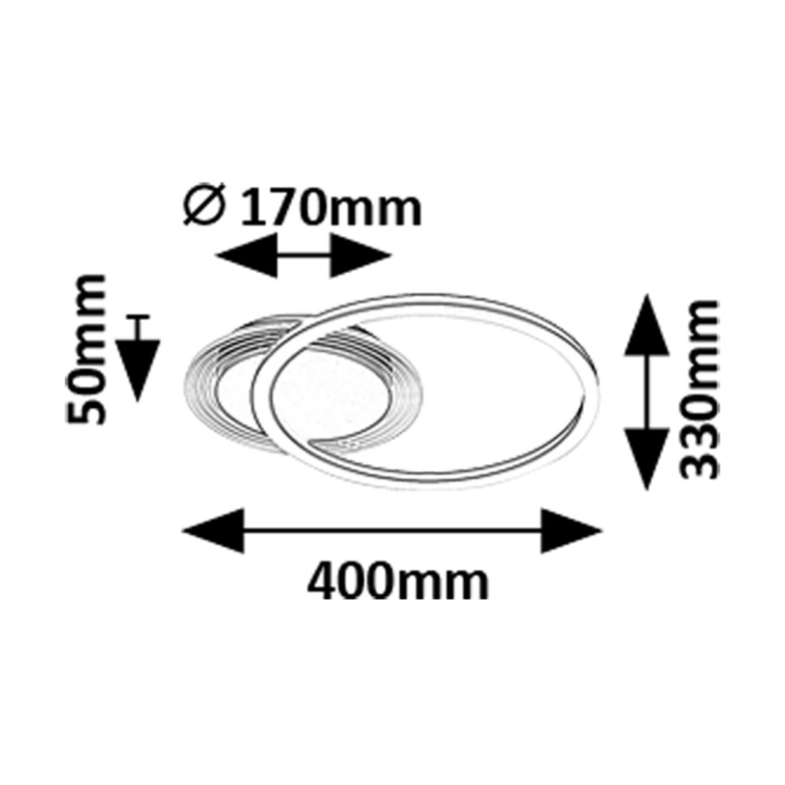 Rabalux - LED Stropní svítidlo LED/24W/230V 3000K