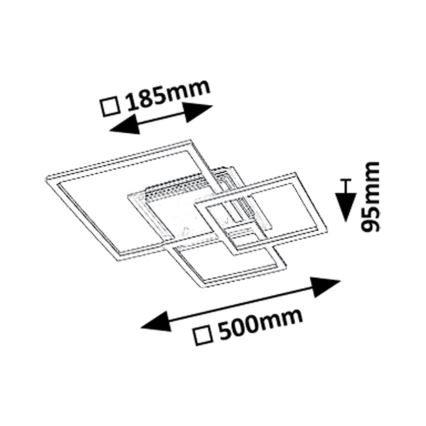 Rabalux - LED Stropní svítidlo LED/40W/230V 3000K