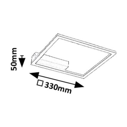 Rabalux - LED Stropní svítidlo LED/24W/230V 3000K