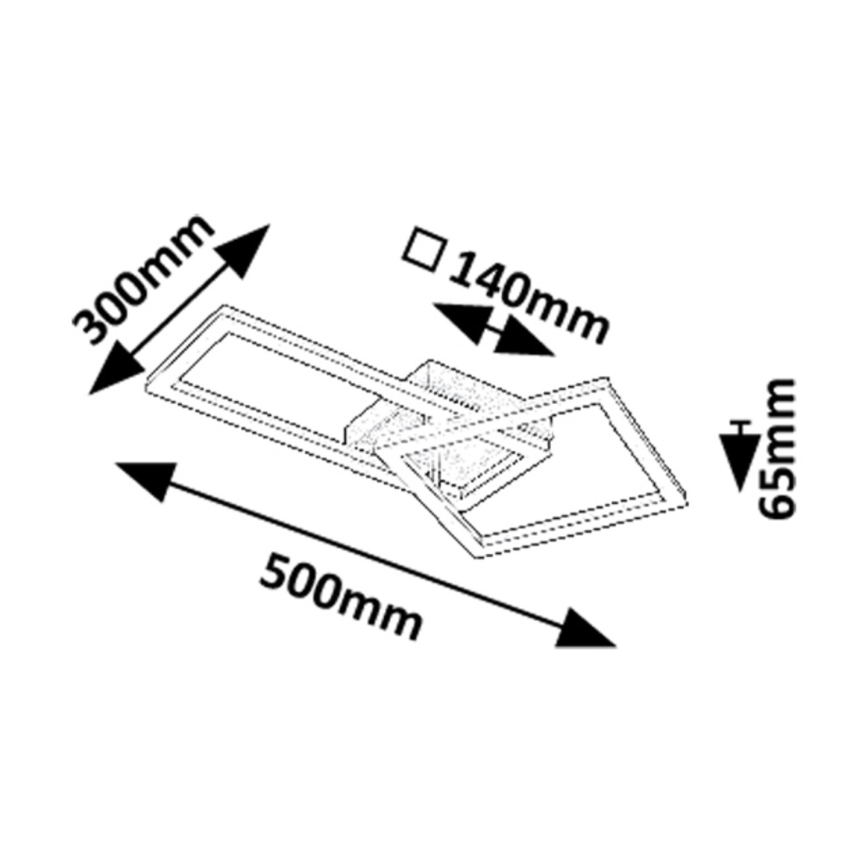 Rabalux - LED Stropní svítidlo LED/24W/230V 3000K
