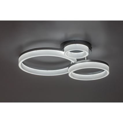 Rabalux - LED Stropní svítidlo LED/24W/230V 3000/4000/6500K matný chrom