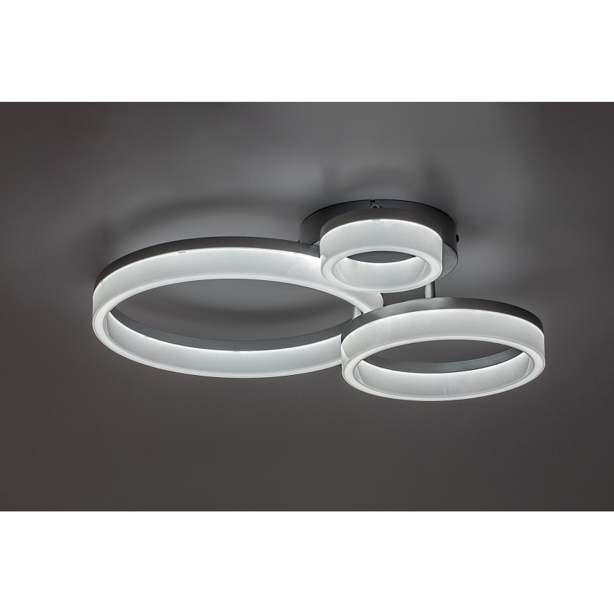 Rabalux - LED Stropní svítidlo LED/24W/230V 3000/4000/6500K matný chrom