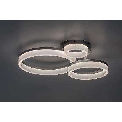 Rabalux - LED Stropní svítidlo LED/24W/230V 3000/4000/6500K 38x51 cm matný chrom