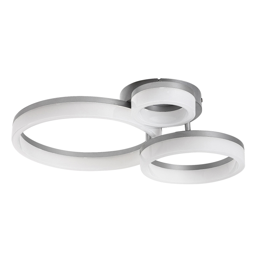 Rabalux - LED Stropní svítidlo LED/24W/230V 3000/4000/6500K 38x51 cm matný chrom