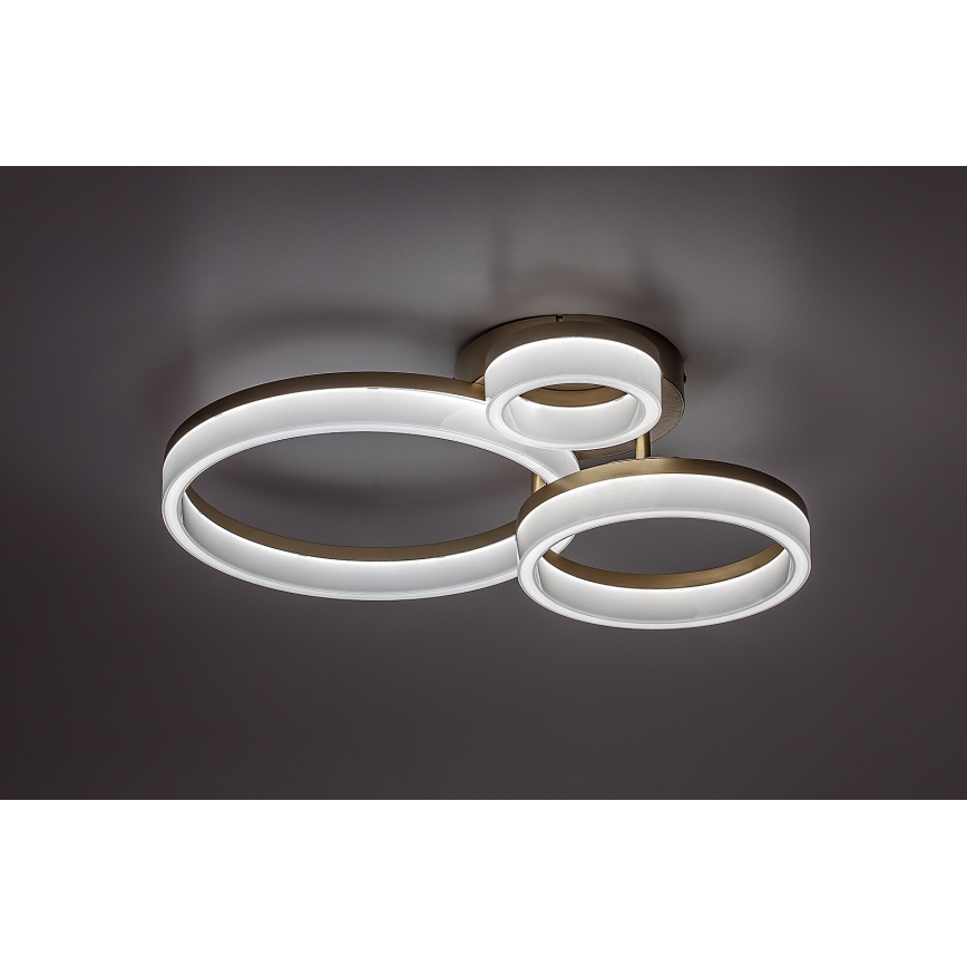 Rabalux - LED Stropní svítidlo LED/24W/230V 3000/4000/6500K zlatá