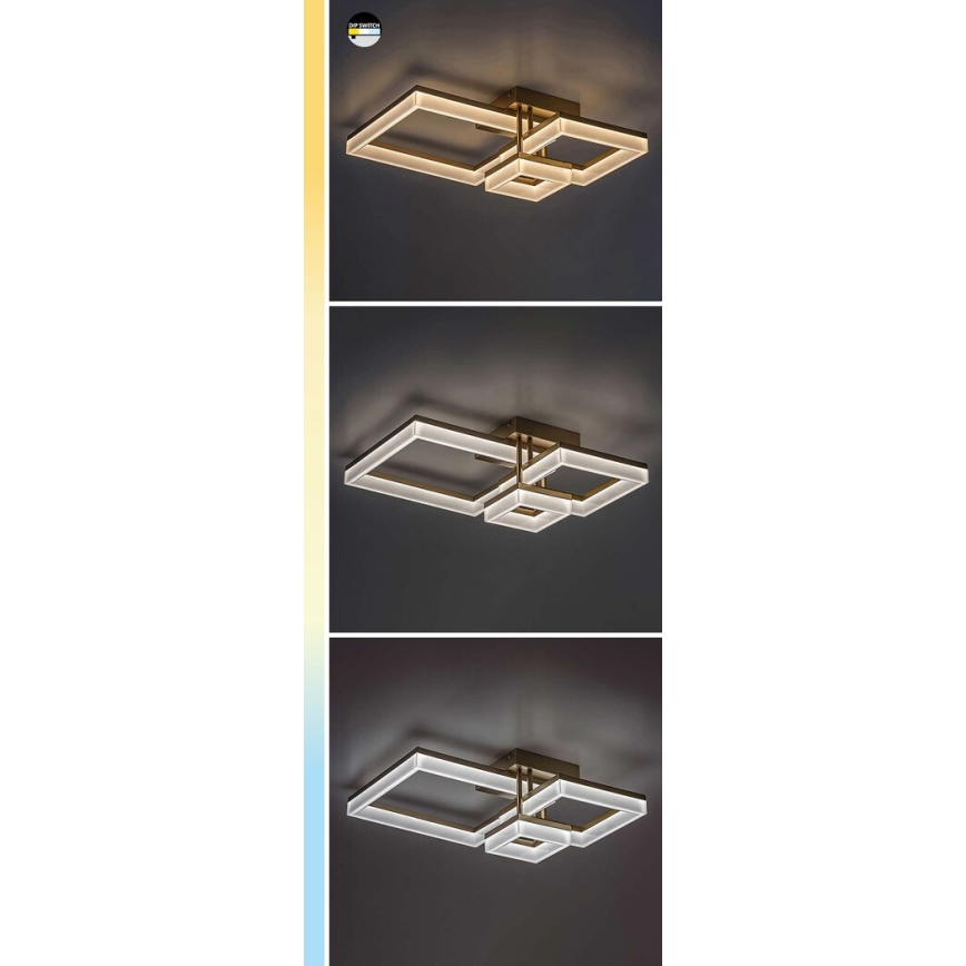 Rabalux - LED Stropní svítidlo LED/22W/230V 3000/4000/6500K zlatá