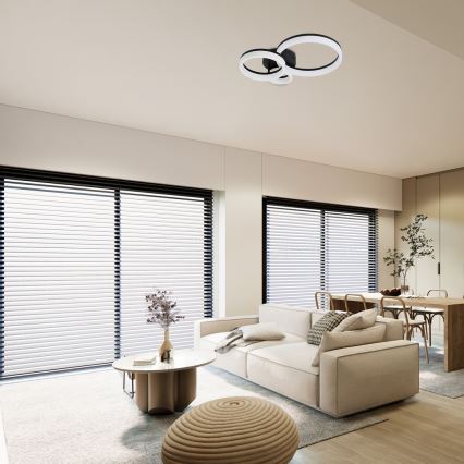 Rabalux - LED Stropní svítidlo LED/24W/230V 3000/4000/6500K černá